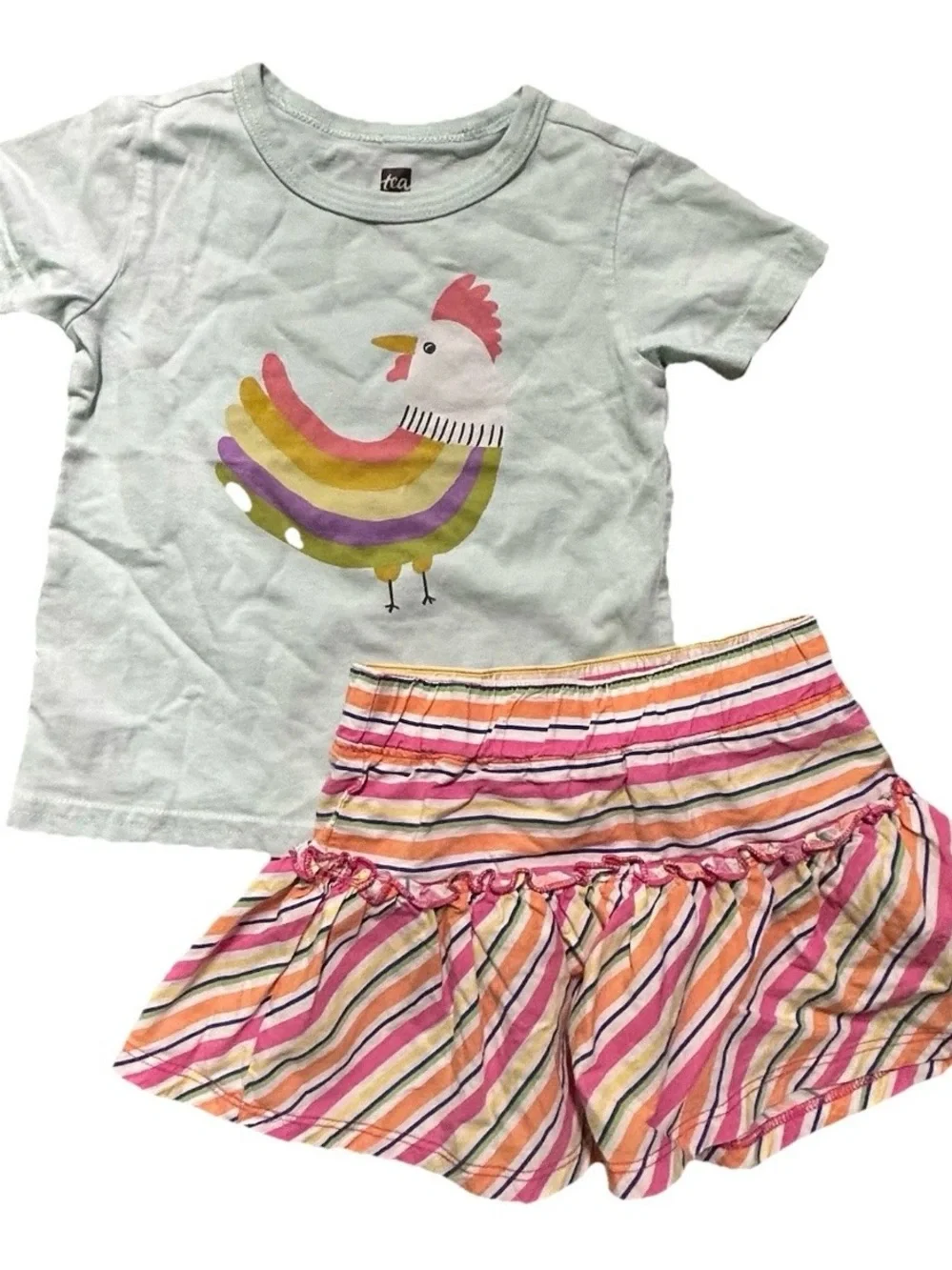 Toddler Girl Summer Dresses Rompers Overalls Skirt T Shirt Size 18 Months - Picture 6 of 8